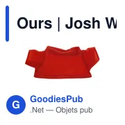 Ours en peluche personnalisable avec logo - Josh White - Miniature 4