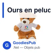 Ours en peluche personnalisable avec logo - Malcolm - Miniature 5