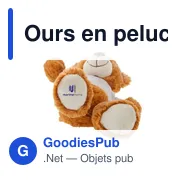 Ours en peluche personnalisable avec logo - Malcolm - Miniature 6