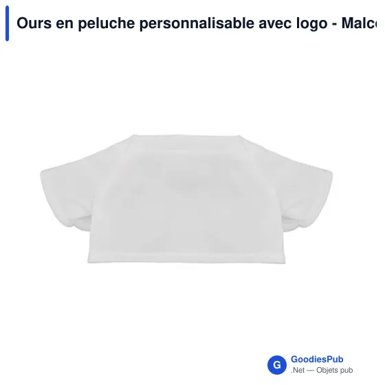 Ours en peluche personnalisable avec logo - Malcolm - Image 8