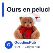 Ours en peluche personnalisable avec logo - Nathan Brown - Miniature 3