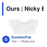 Ours en peluche personnalisable avec logo - Nicky Brown - Miniature 7