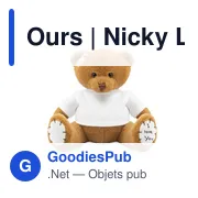 Ours en peluche personnalisable avec T-shirt pour logo - Nicky Love - Miniature 3