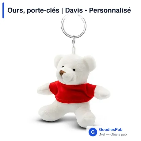 Ours, porte-clés | Davis