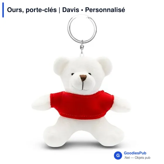 Ours, porte-clés | Davis - Image 2