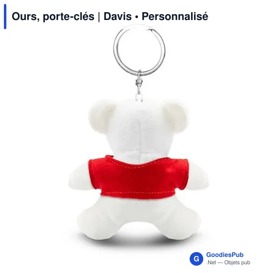 Ours, porte-clés | Davis - Image 3