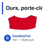 Ours, porte-clés | Davis - Miniature 4