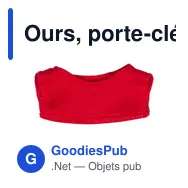 Ours, porte-clés | Davis - Miniature 5