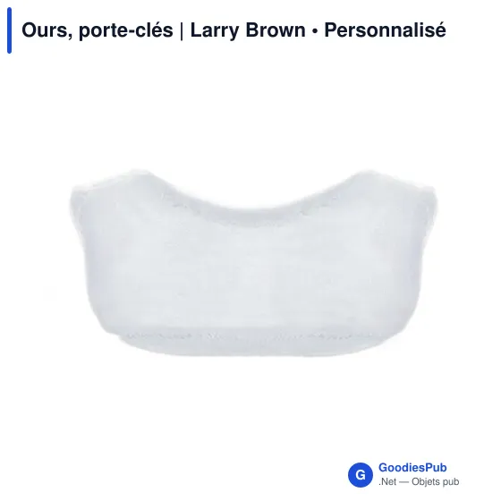 Porte-clés ours personnalisable avec logo - Larry Brown - Image 4