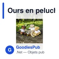 Ours en peluche personnalisable avec logo - Siddy Honey - Miniature 5