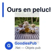 Ours en peluche personnalisable avec logo - Siddy Honey - Miniature 8