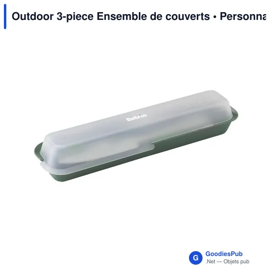 Ensemble de couverts réutilisables personnalisable avec logo - Circulware - Image 2