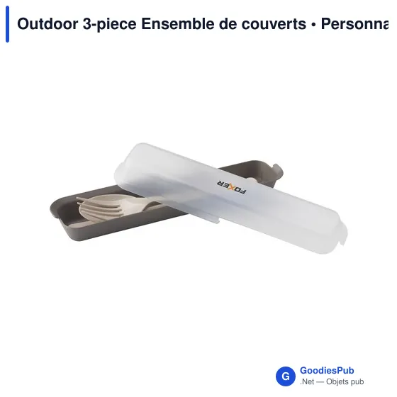Ensemble de couverts réutilisables personnalisable avec logo - Circulware - Image 11