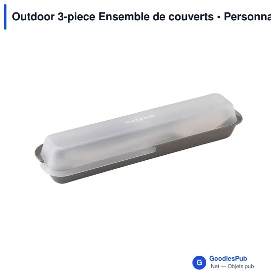 Ensemble de couverts réutilisables personnalisable avec logo - Circulware - Image 12
