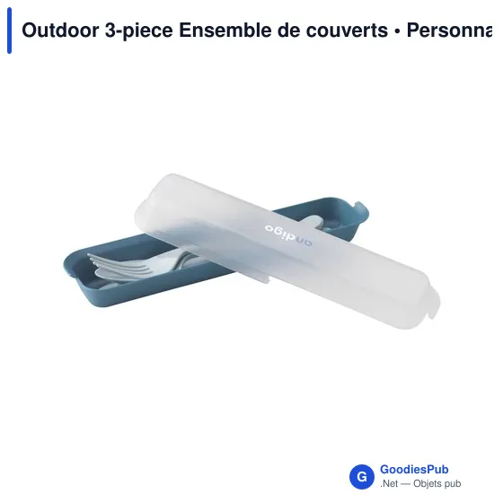Ensemble de couverts réutilisables personnalisable avec logo - Circulware - Image 6