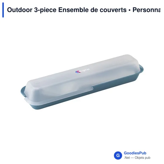 Ensemble de couverts réutilisables personnalisable avec logo - Circulware - Image 7