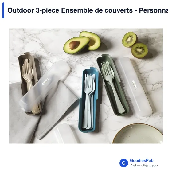 Ensemble de couverts réutilisables personnalisable avec logo - Circulware - Image 10