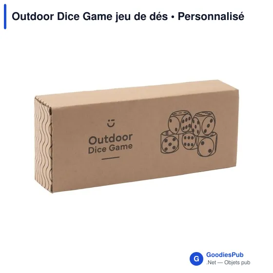Jeu de dés personnalisable Outdoor Dice Game avec logo - Image 4