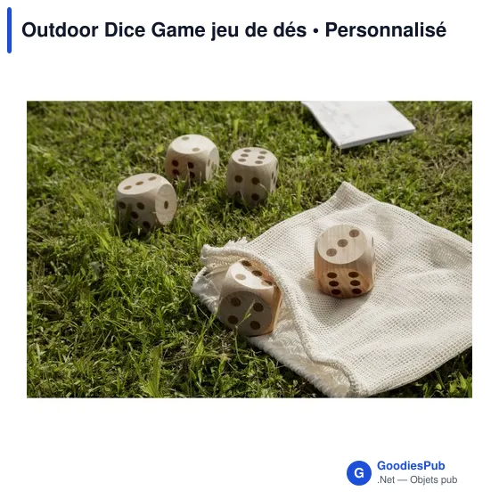 Jeu de dés personnalisable Outdoor Dice Game avec logo - Image 6