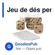 Jeu de dés personnalisable Outdoor Dice Game avec logo - Miniature 7