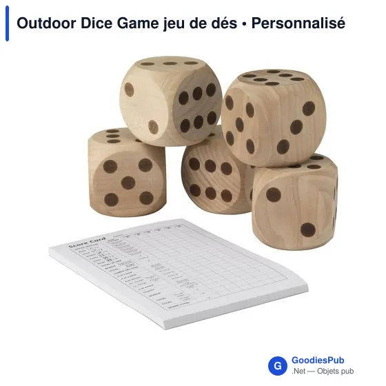 Jeu de dés personnalisable Outdoor Dice Game avec logo - Image 7