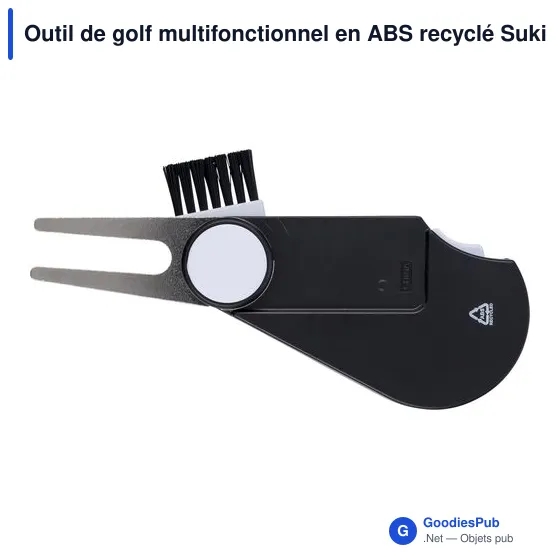 Outil de golf multifonctionnel en ABS recyclé Suki - Image 4