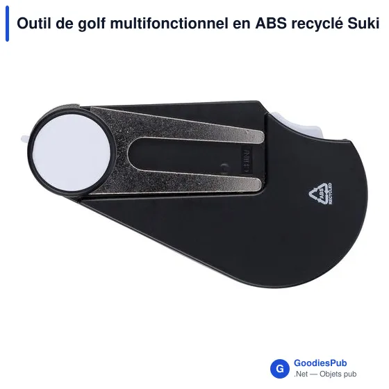 Outil de golf multifonctionnel en ABS recyclé Suki - Image 5