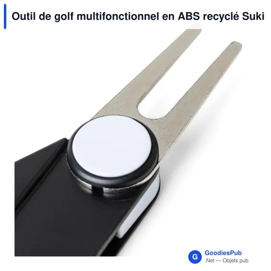 Outil de golf multifonctionnel en ABS recyclé Suki - Image 8
