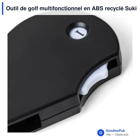 Outil de golf multifonctionnel en ABS recyclé Suki - Image 9