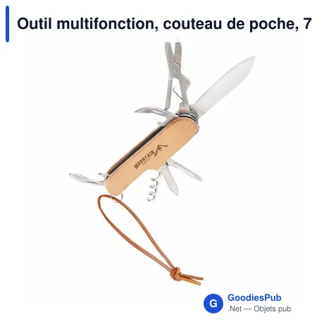 Outil multifonction, couteau de poche, 7 fonctions | Beatrice