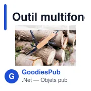 Outil multifonction, couteau de poche, 7 fonctions | Beatrice - Miniature 2