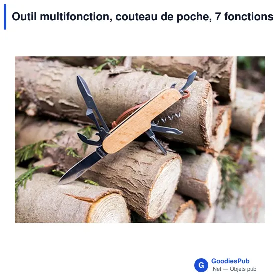 Outil multifonction, couteau de poche, 7 fonctions | Beatrice - Image 2
