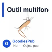 Outil multifonction, couteau de poche, 7 fonctions | Beatrice - Miniature 3