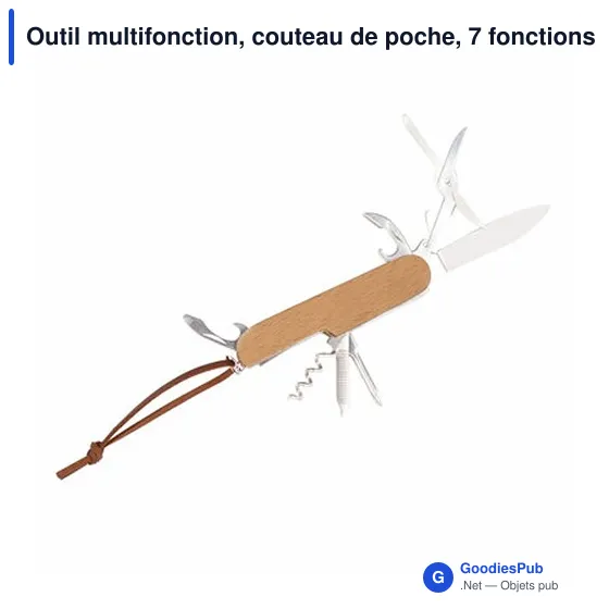 Outil multifonction, couteau de poche, 7 fonctions | Beatrice - Image 4