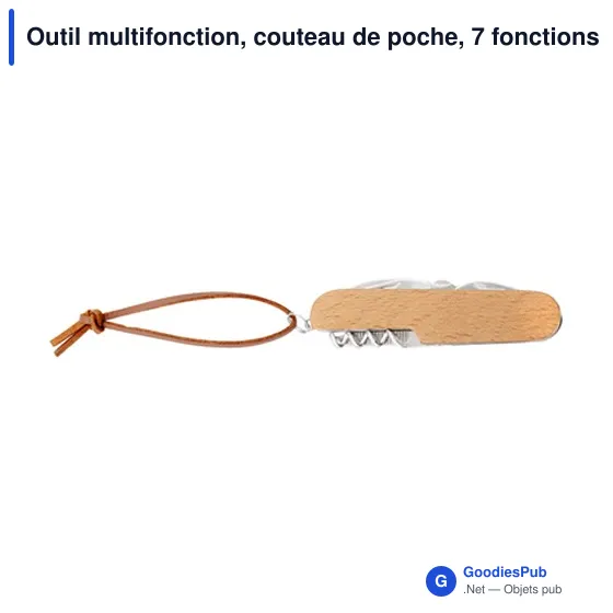 Outil multifonction, couteau de poche, 7 fonctions | Beatrice - Image 5