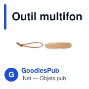 Outil multifonction, couteau de poche, 7 fonctions | Beatrice - Miniature 6