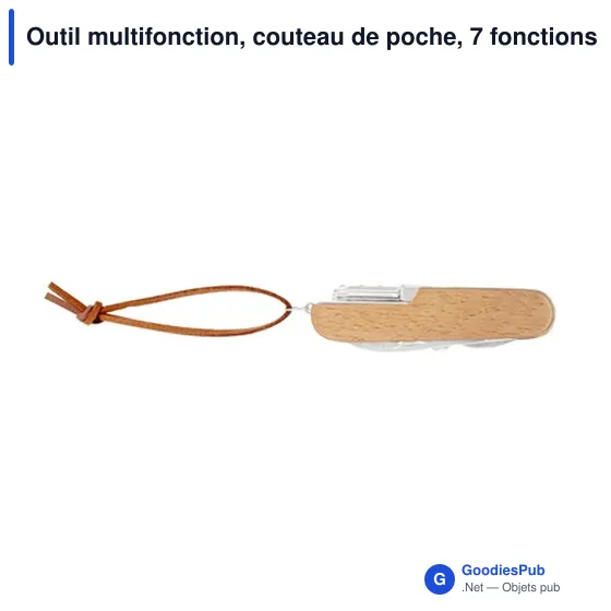 Outil multifonction, couteau de poche, 7 fonctions | Beatrice - Image 6