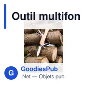 Outil multifonction, couteau de poche, 7 fonctions | Beatrice - Miniature 7