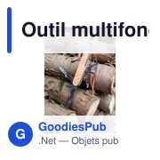 Outil multifonction, couteau de poche, 7 fonctions | Beatrice - Miniature 8