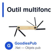 Outil multifonction de jeu de clés Edna - Miniature 1