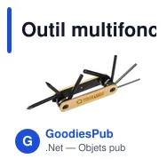 Outil multifonction de jeu de clés Edna - Miniature 3