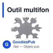 Outil multifonction en acier inoxydable Abel - Miniature 1