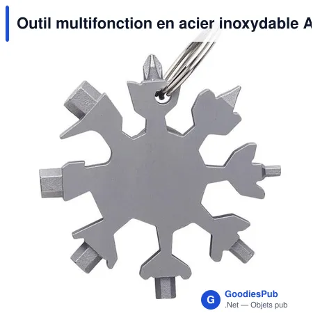 Outil multifonction en acier inoxydable Abel