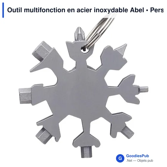 Outil multifonction en acier inoxydable Abel - Image 1