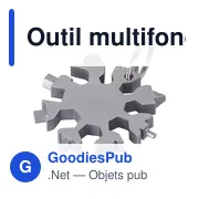 Outil multifonction en acier inoxydable Abel - Miniature 2