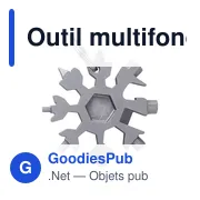 Outil multifonction en acier inoxydable Abel - Miniature 3