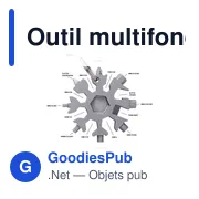 Outil multifonction en acier inoxydable Abel - Miniature 5