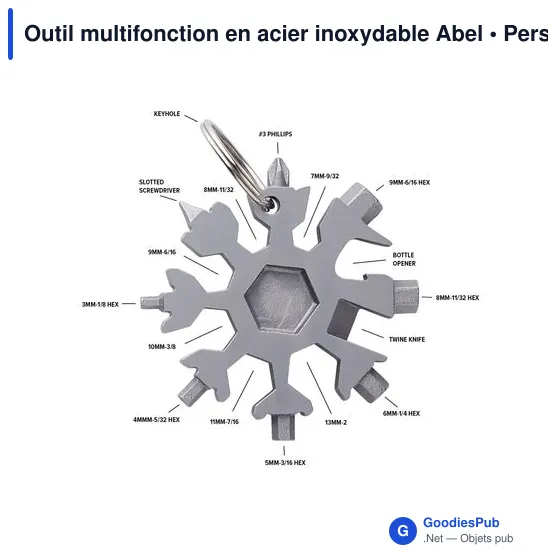 Outil multifonction en acier inoxydable Abel - Image 5