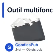 Outil multifonction personnalisable Roxie avec logo - Miniature 2