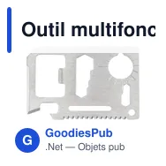 Outil multifonction personnalisable Roxie avec logo - Miniature 4